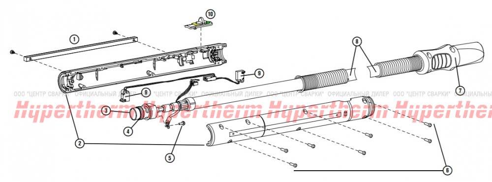 Комплект: Duramax Lock Запасной провод механизированного резака, 7.6 m (25') (Powermax45 XP)